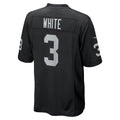 harde LV.Raiders #3 Zamir White Black Team Game Stitched Jerseys
