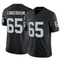 harde LV.Raiders #65 Tyler Linderbaum Player Black Limited Vapor F.U.S.E. Home Game Stitched Jerseys