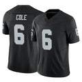 harde LV.Raiders #6 A.J. Cole Player Black Limited Vapor F.U.S.E. Home Game Stitched Jerseys