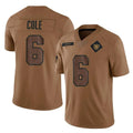 harde LV.Raiders #6 A.J. Cole Player Brown Salute To Service Limited Stitched Jerseys
