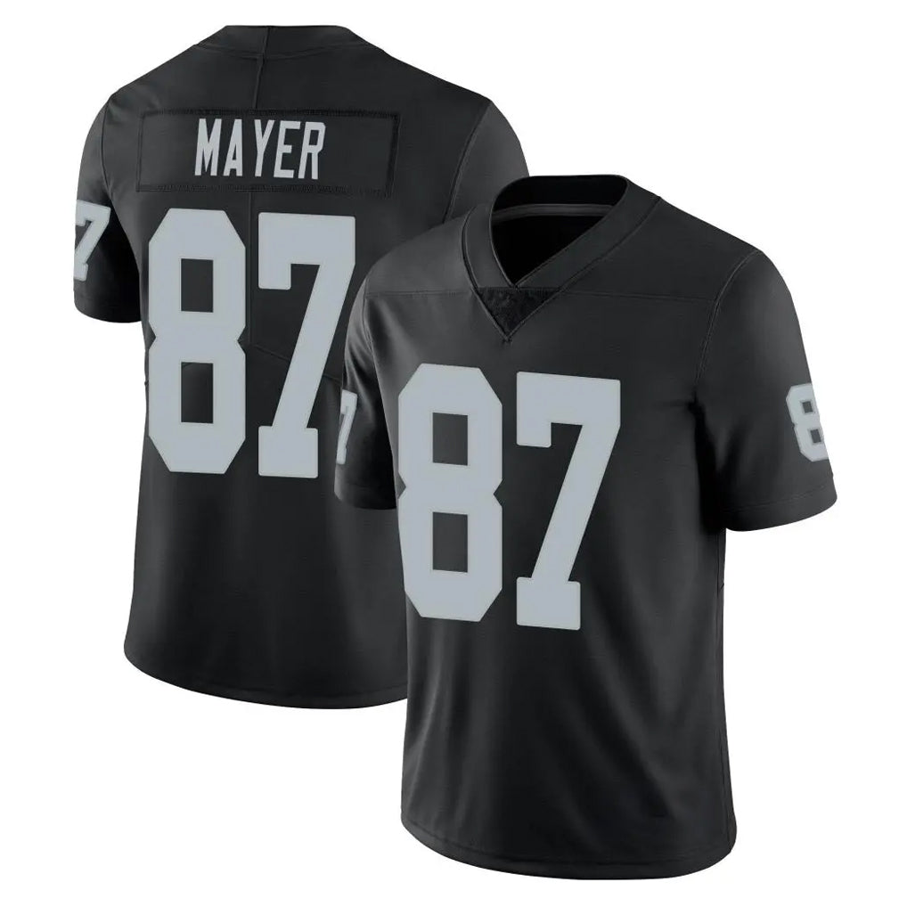 harde LV.Raiders #87 Michael Mayer Player Black Limited Vapor Untouchable Home Game Stitched Jerseys