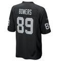 harde LV.Raiders #89 Brock Bowers Black 2024 Draft First Round Pick Player Game Jersey Stitched Jerseys
