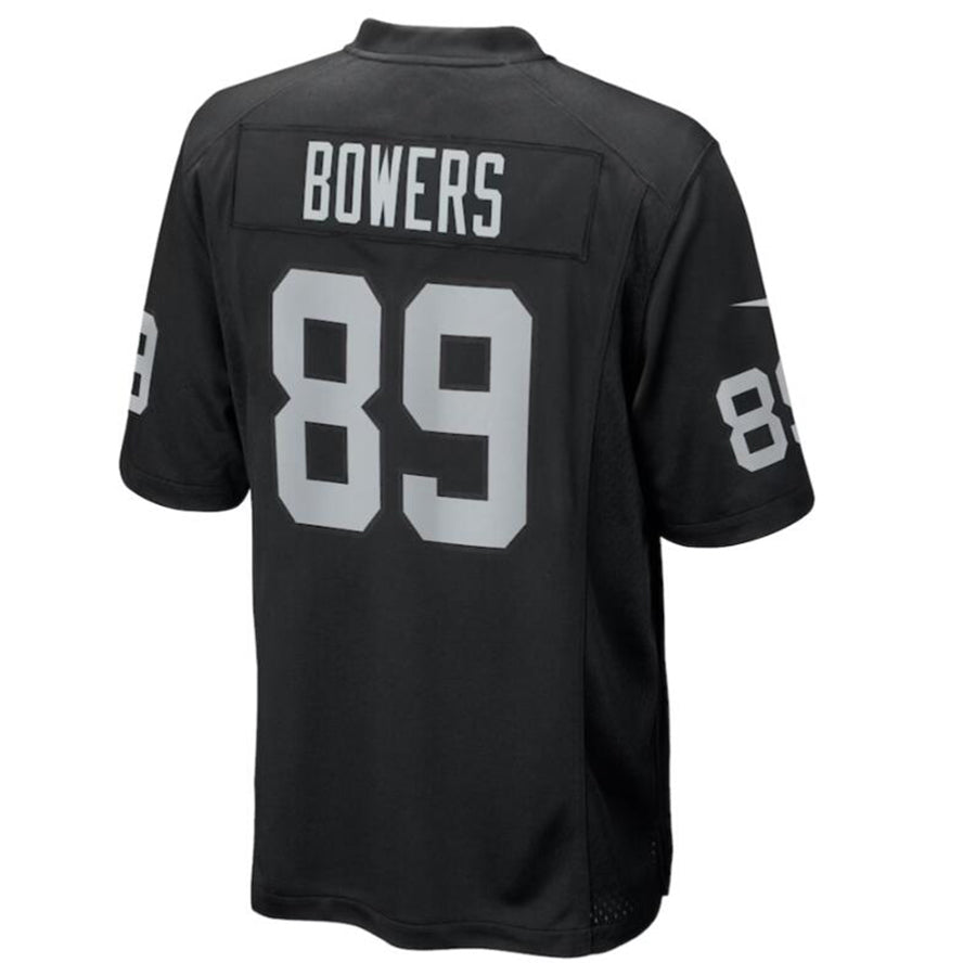 harde LV.Raiders #89 Brock Bowers Black 2024 Draft First Round Pick Player Game Jersey Stitched Jerseys