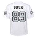 harde LV.Raiders #89 Brock Bowers Player White Alternate Game Stitched Jerseys
