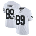 harde LV.Raiders #89 Brock Bowers Player White Limited Vapor Untouchable Home Game Stitched Jerseys