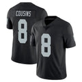 harde LV.Raiders #8 Kirk Cousins Player Black Limited Vapor Untouchable Home Game Stitched Jerseys