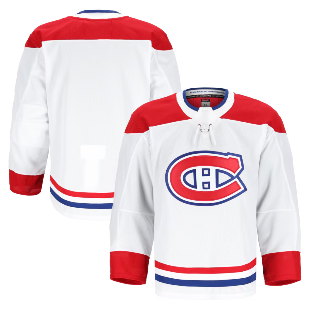 harde M.Canadiens White Away Authentic Pro Jerseys