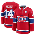 harde M.Canadiens #14 Nick Suzuki Red Home Premium Jerseys
