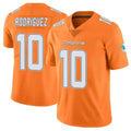 harde M.Dolphins #10 Jacob Rodriguez Player Orange Limited Home Game Stitched Jerseys
