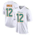 harde M.Dolphins #12 Bob Griese Player White Fashion Game Stitched Jerseys