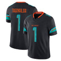 harde M.Dolphins #1 Tua Tagovailoa Player Blue Rivalries Collection Vapor Limited Stitched Jersey
