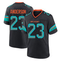 harde M.Dolphins #23 Zayne Anderson Player Black Pitch Rivalries Collection Home Game Stitched Jerseys