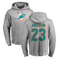 harde M.Dolphins #23 Zayne Anderson Player Gray LOGO Pullover Hoodies Limited Stitched Jerseys