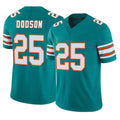 harde M.Dolphins #25 Tyrel Dodson Player Aqua Limited Alternate Vapor F.U.S.E. Home Game Stitched Jerseys