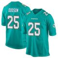 harde M.Dolphins #25 Tyrel Dodson Player Aqua Team Color Home Game Stitched Jerseys