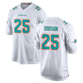 harde M.Dolphins #25 Tyrel Dodson Player White Limited Home Game Stitched Jerseys