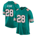 harde M.Dolphins #28 De'Von Achane Player Aqua Alternate Home Game Stitched Jerseys