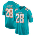 harde M.Dolphins #28 De'Von Achane Player Aqua Home Game Stitched Jerseys
