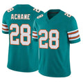 harde M.Dolphins #28 De'Von Achane Player Aqua Limited Alternate Vapor F.U.S.E. Home Game Stitched Jerseys