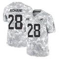harde M.Dolphins #28 De'Von Achane Player Arctic Camo Salute To Service Limited Game Stitched Jerseys