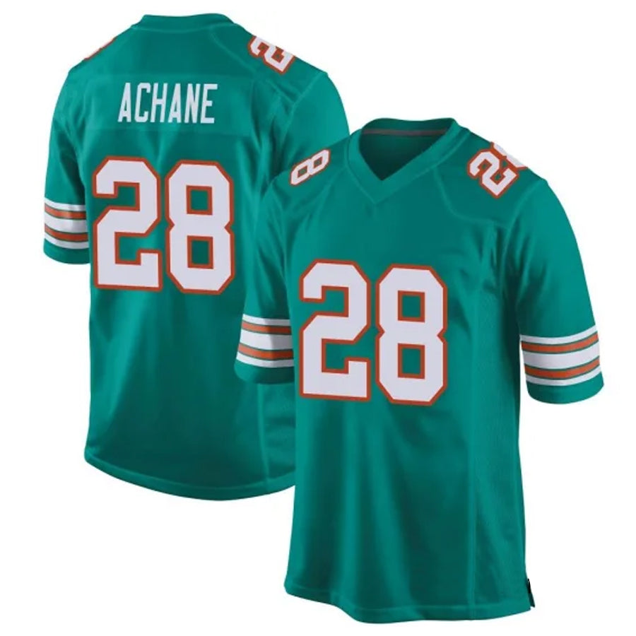 harde M.Dolphins #28 De?¡¥Von Achane Player Green Alternate Game Stitched Jerseys