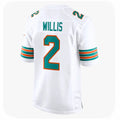 harde M.Dolphins #2 Malik Willis Player White Limited Home Game Stitched Jerseys