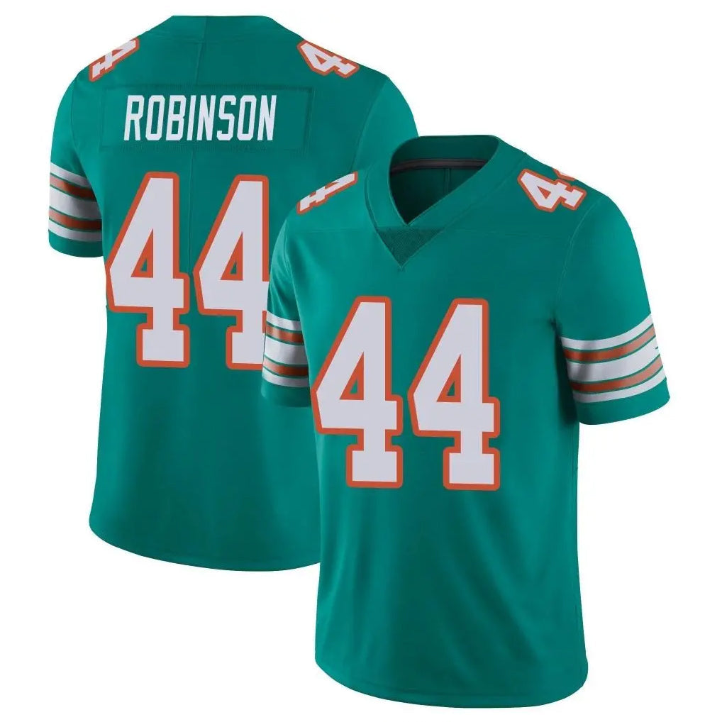harde M.Dolphins #44 Chop Robinson Player Aqua Limited Alternate Vapor Untouchable Home Game Stitched Jerseys