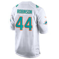 harde M.Dolphins #44 Chop Robinson Player White Home Game Stitched Jerseys
