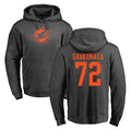 harde M.Dolphins #72 Jonah Savaiinaea Player Darkgray Pullover Hoodies Limited Stitched Jerseys