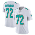 harde M.Dolphins #72 Jonah Savaiinaea Player White Limited Vapor Untouchable Home Game Stitched Jerseys