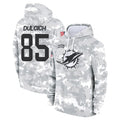 harde M.Dolphins #85 Greg Dulcich Player Arctic Camo Salute to Service Hoodies Limited Game Stitched Jerseys