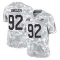 harde M.Dolphins #92 Zach Sieler Player Arctic Camo Salute To Service Limited Game Stitched Jerseys