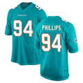 harde M.Dolphins #94 Jordan Phillips Player Aqua Home Game Stitched Jerseys