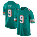 harde M.Dolphins #9 Joshua Uche Player Aqua Alternate Home Game Stitched Jerseys