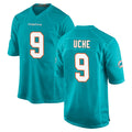 harde M.Dolphins #9 Joshua Uche Player Aqua Home Game Stitched Jerseys