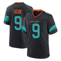harde M.Dolphins #9 Joshua Uche Player Black Pitch Rivalries Collection Home Game Stitched Jerseys