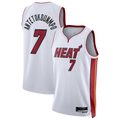 harde M.Heat #7 Giannis Antetokounmpo White Swingman Jerseys - Association Edition