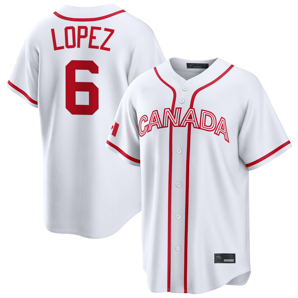 harde M.Marlins #6 Otto Lopez Player White 2026 World Classic Home Pick-A-Player Stitched Jerseys