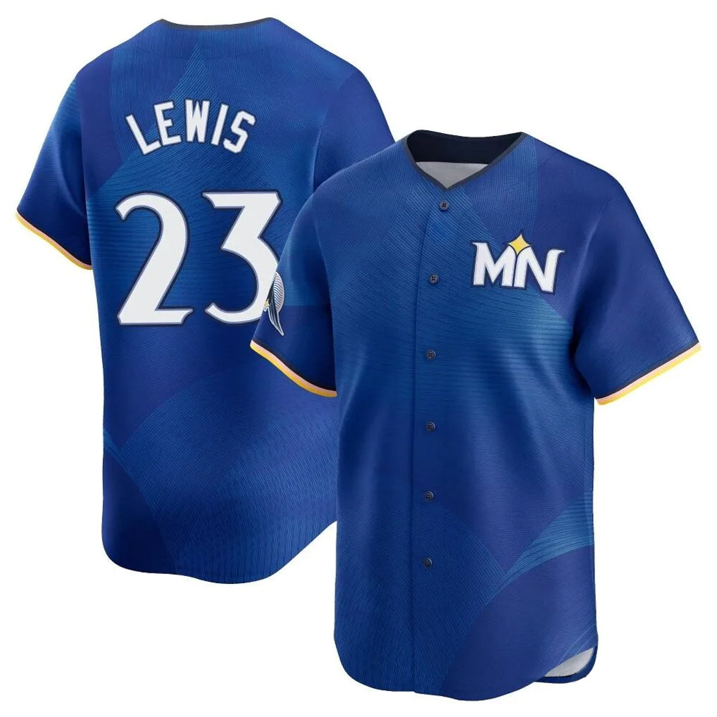 harde M.Twins #23 Royce Lewis Player Royal City Connect Limited Home Stitched Jerseys