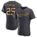 harde M.Twins #25 Byron Buxton Player Charcoal All-Star Limited Elite Home Stitched Jerseys