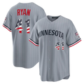 harde M.Twins #41 Joe Ryan Gray USA 250 Fourth of July Road Stadium Jersey