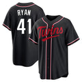 harde M.Twins #41 Joe Ryan Player Black Fashion Out Home Limited Stitched Jerseys