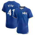 harde M.Twins #41 Joe Ryan Player Royal City Connect Limited Elite Home Stitched Jerseys