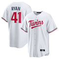 harde M.Twins #41 Joe Ryan Player White Home Game Stitched Jerseys