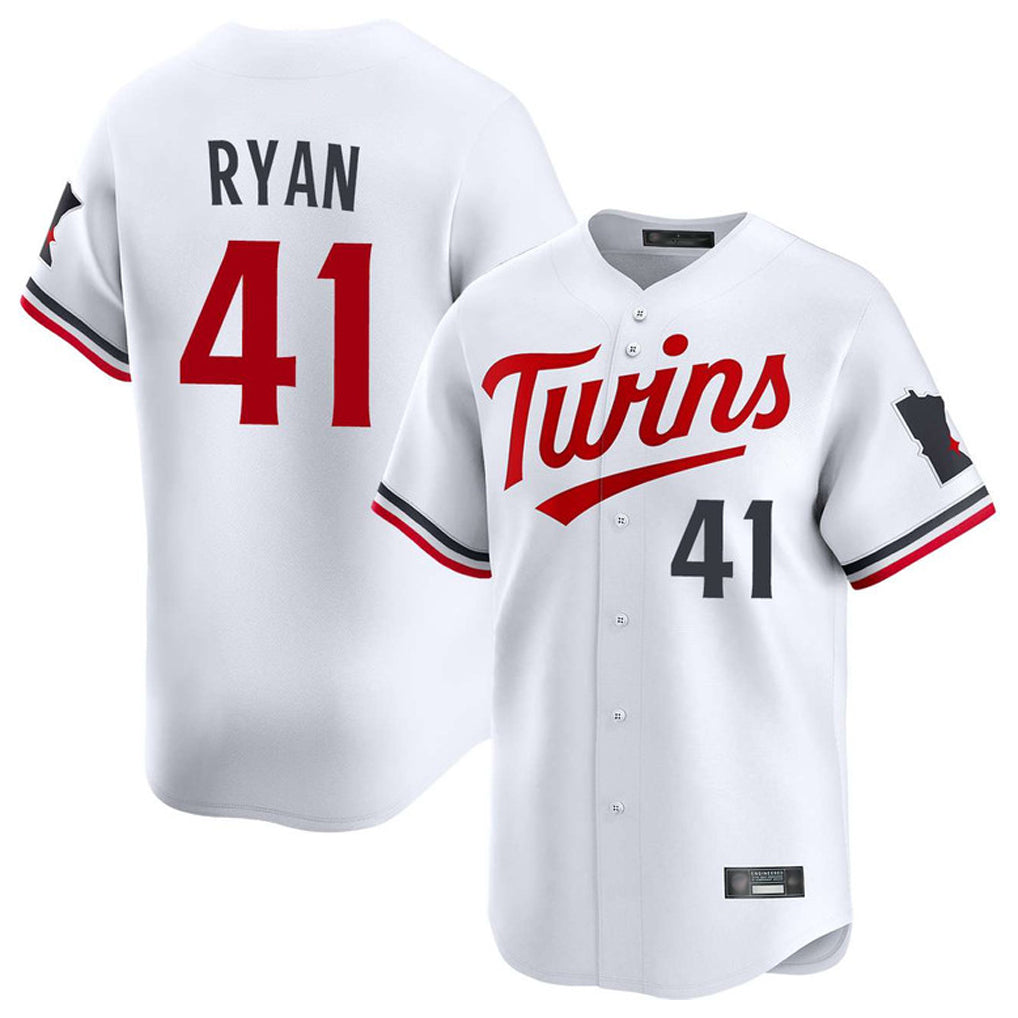 harde M.Twins #41 Joe Ryan Player White Home Limited Stitched Jerseys