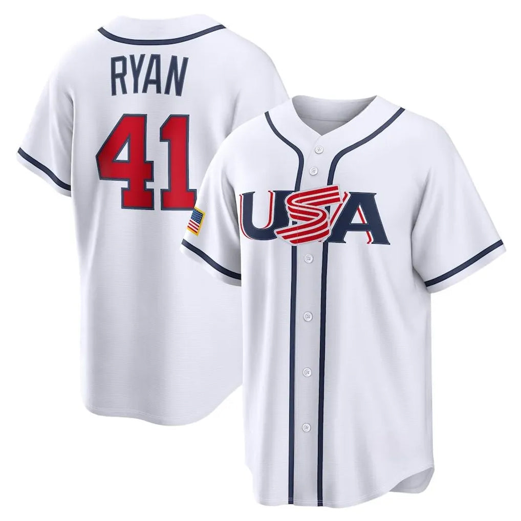 harde M.Twins #41 Joe Ryan Player White USA 2026 World Classic Limited Home Stitched Jerseys