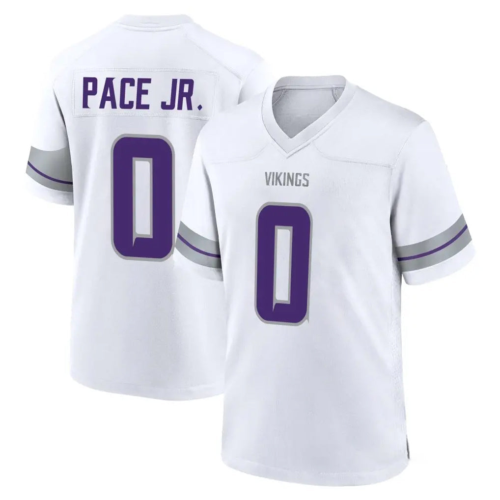 harde MN.Vikings #0 Ivan Pace Jr. Player White Alternate Home Game Stitched Jerseys