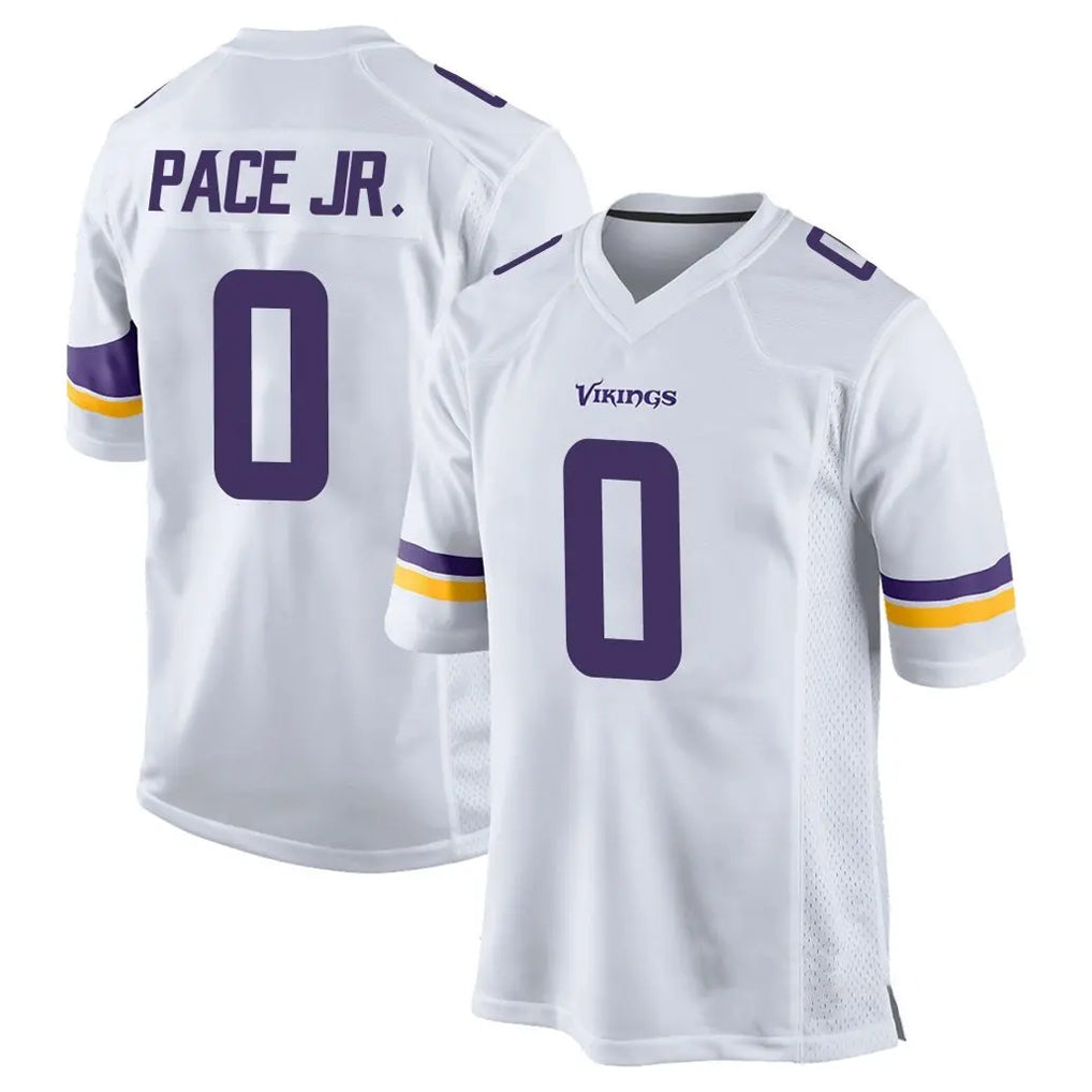 harde MN.Vikings #0 Ivan Pace Jr. Player White Home Game Stitched Jerseys
