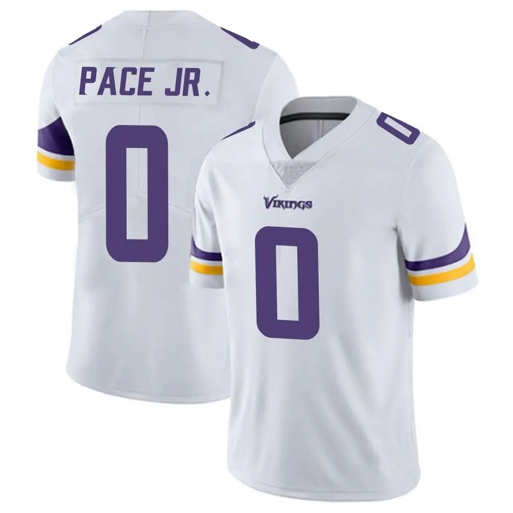 harde MN.Vikings #0 Ivan Pace Jr. Player White Limited Vapor Untouchable Home Game Stitched Jerseys