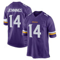 harde MN.Vikings #14 Jauan Jennings Player Purple Home Game Stitched Jerseys